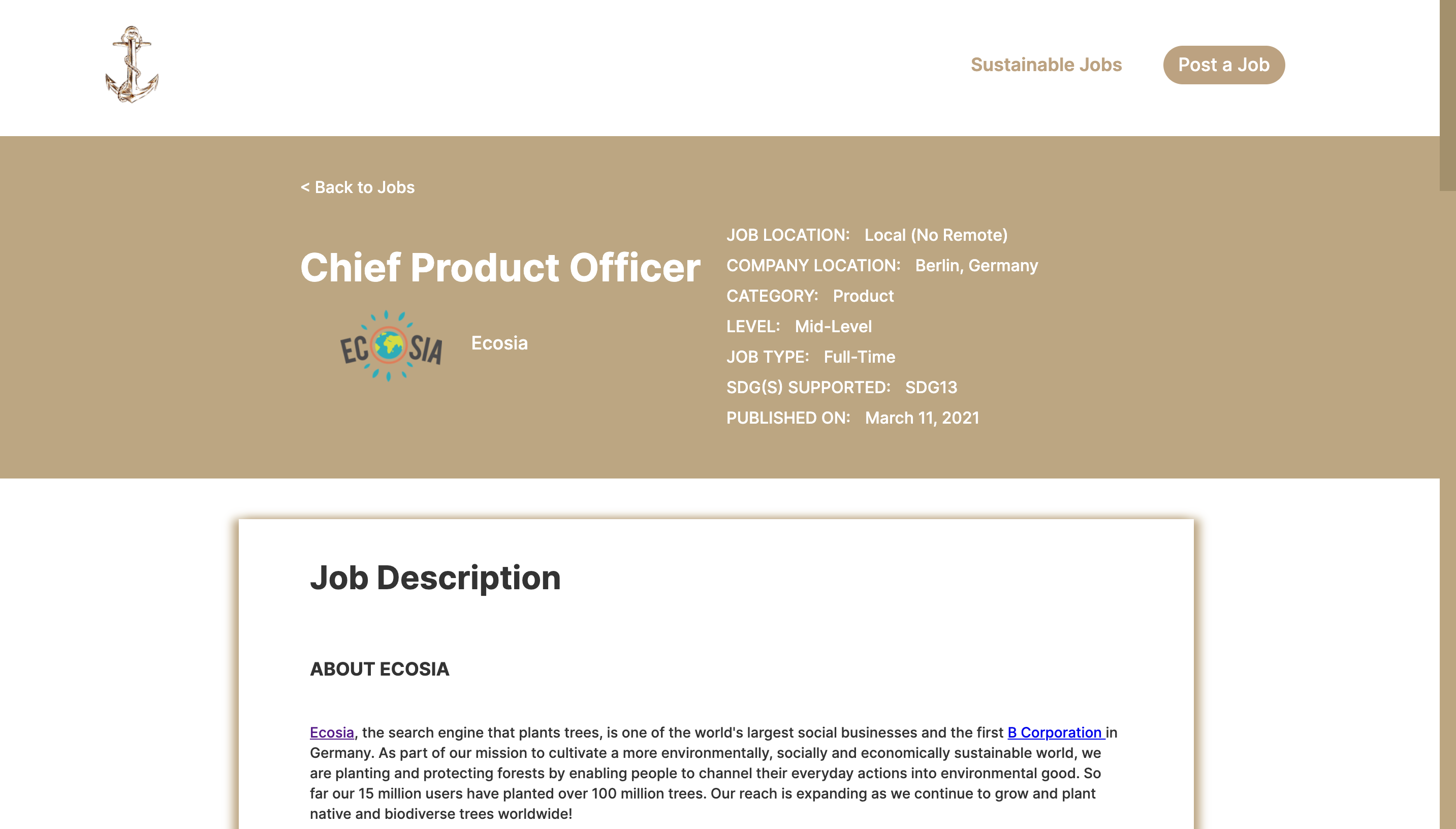 The Blue Impact gallery image