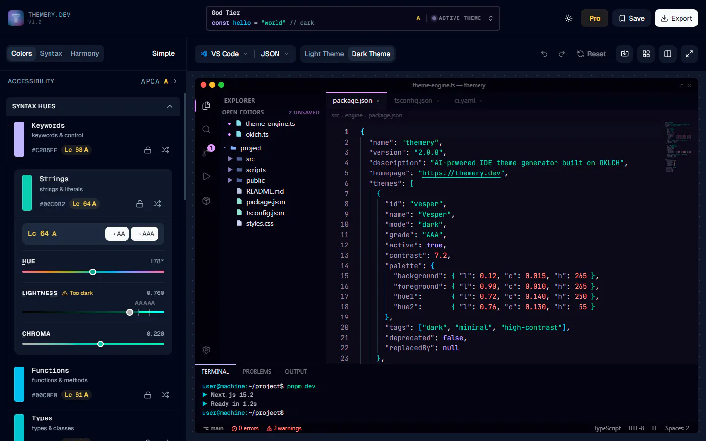 Themery: Build beautiful themes for your IDE | Product Hunt