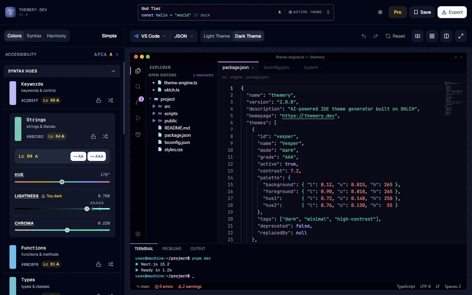 Themery screenshot 3