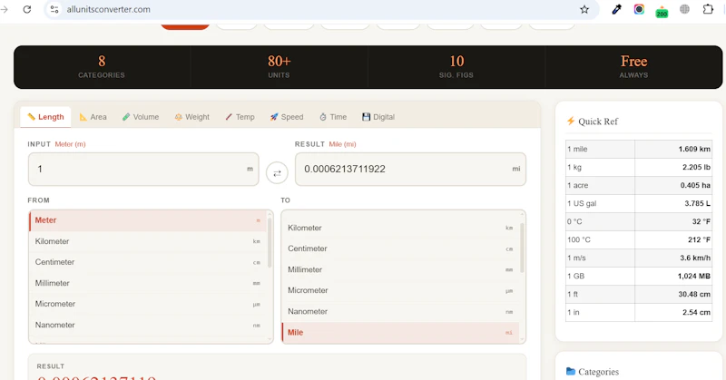 All Units Converter screenshot 1