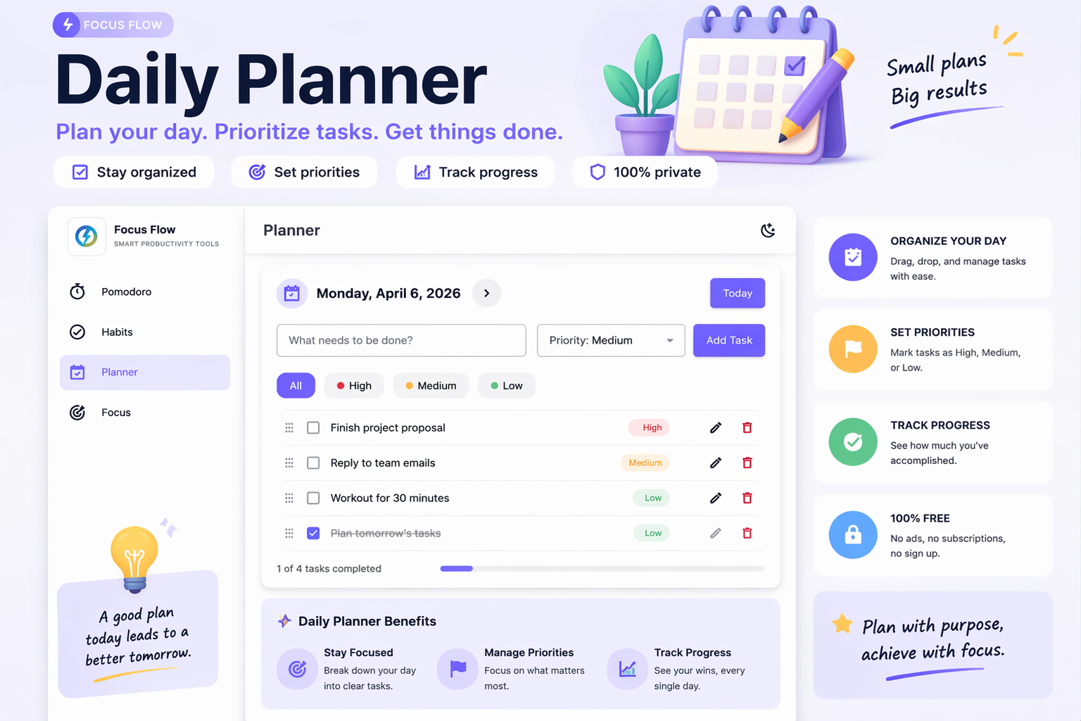 Focus Flow — Free Productivity Tools gallery image