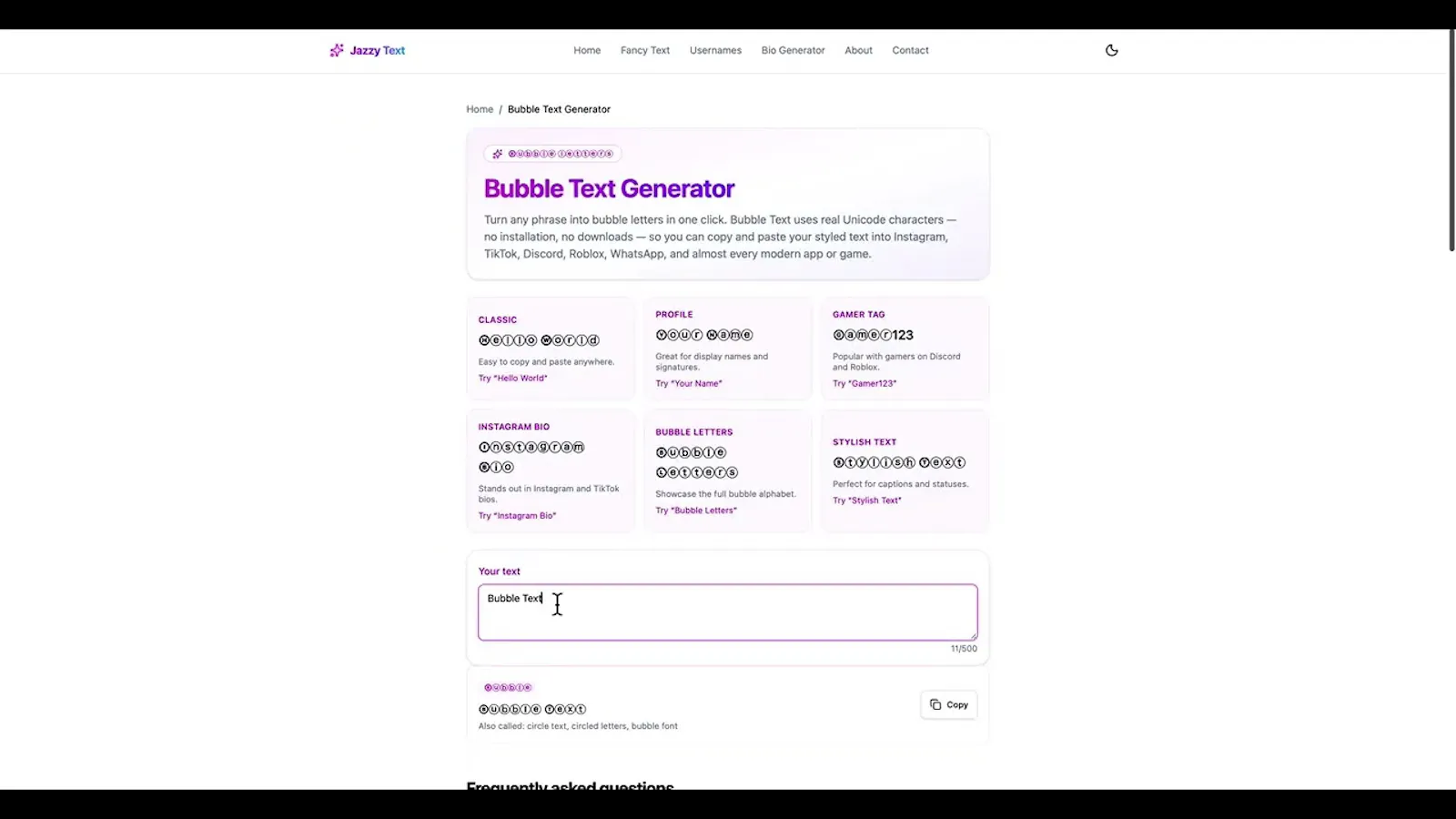 JazzyText screenshot 1 (video preview)