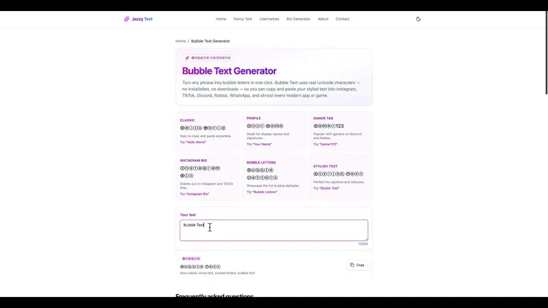 JazzyText screenshot 1 (video preview)