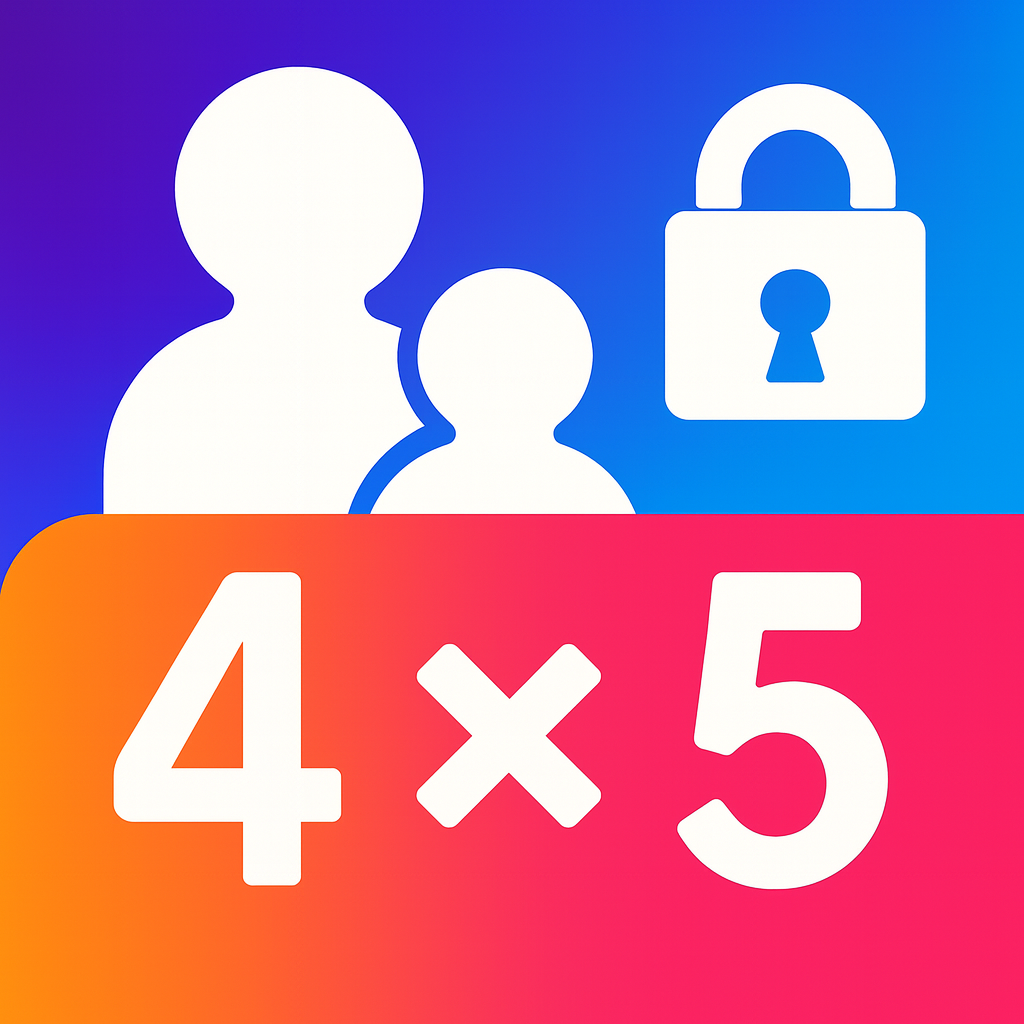 Screenwise: Unlock screen-time with math - Product Hunt launch logo and brand identity