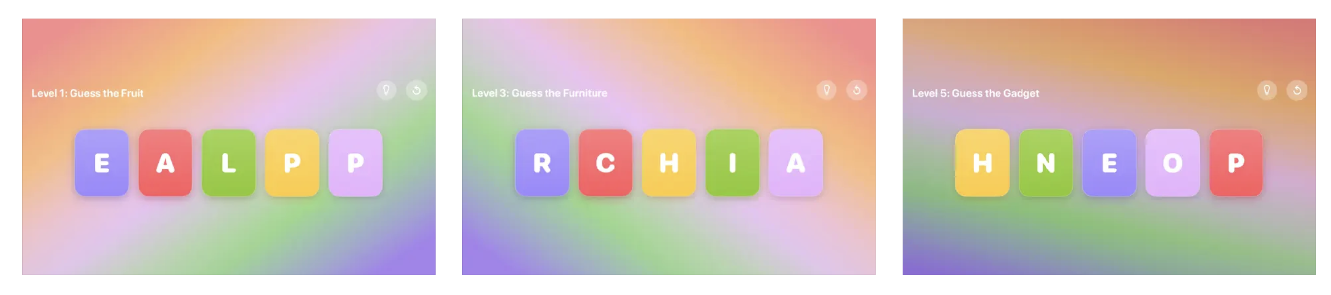 Jumble Joy: divertimento enigmi e allenamento del cervello media 1