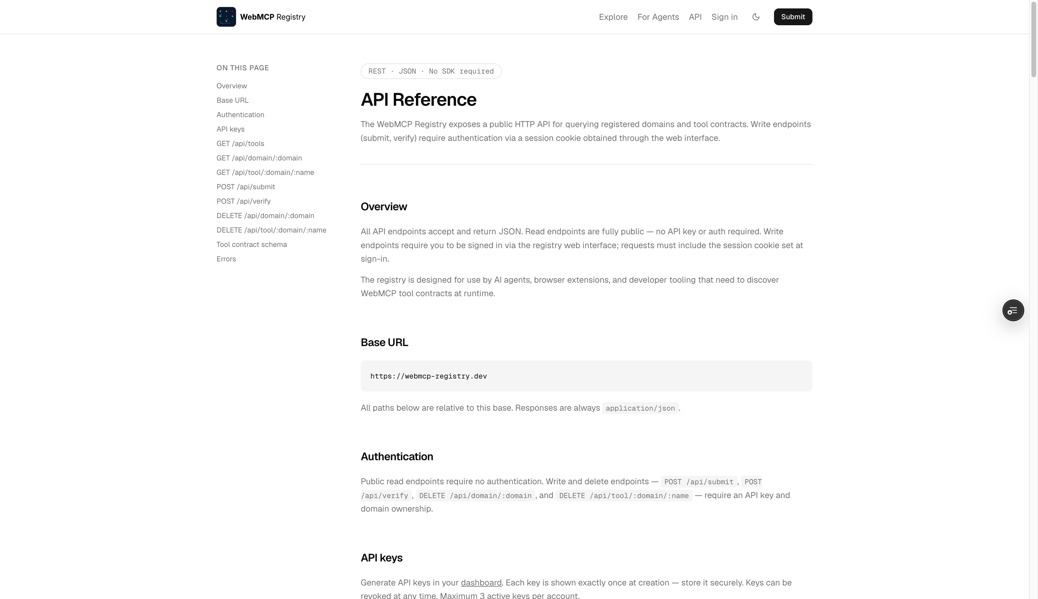 WebMCP Registry gallery image