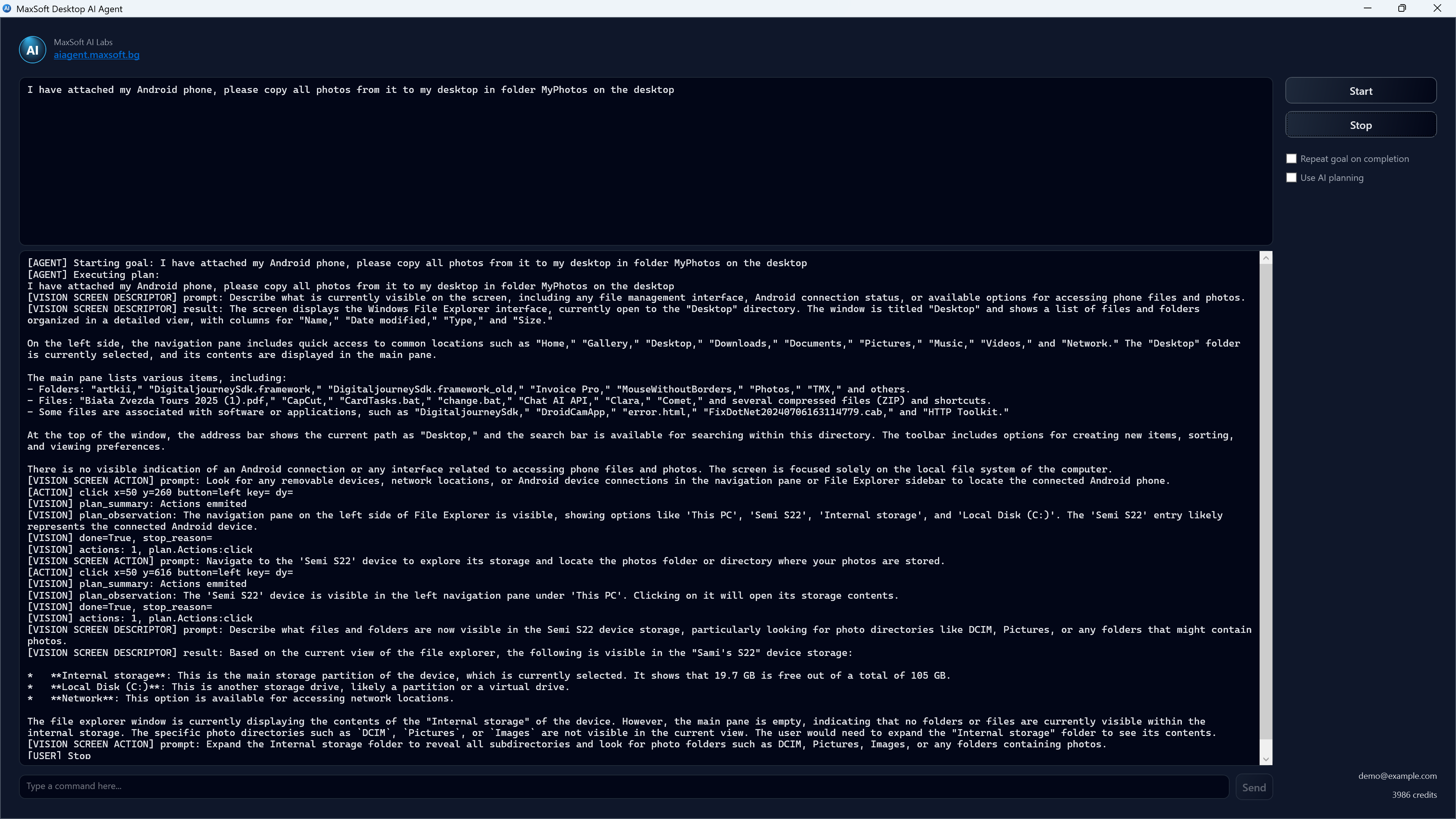 MaxSoft Desktop AI Agent gallery image