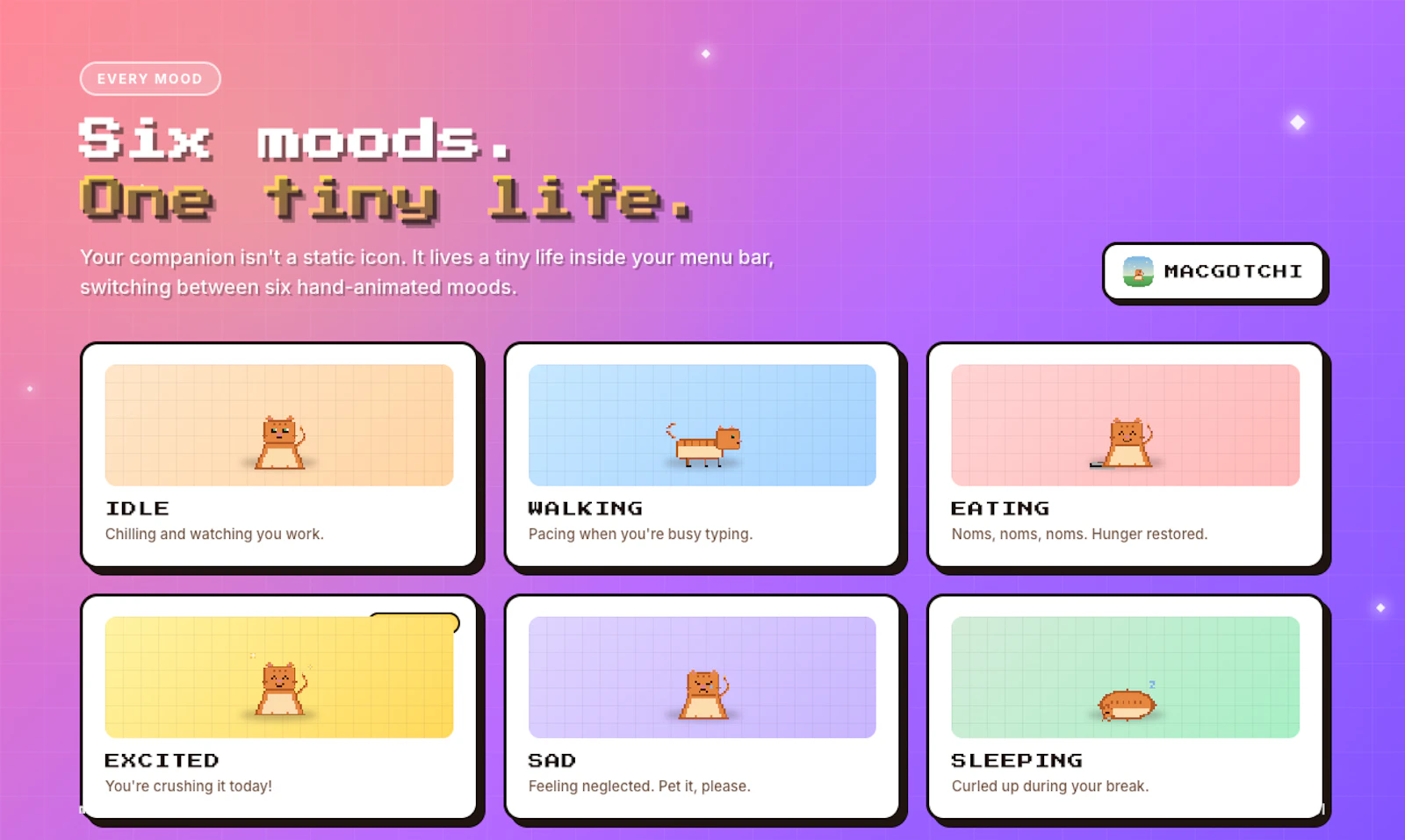 Macgotchi screenshot 3