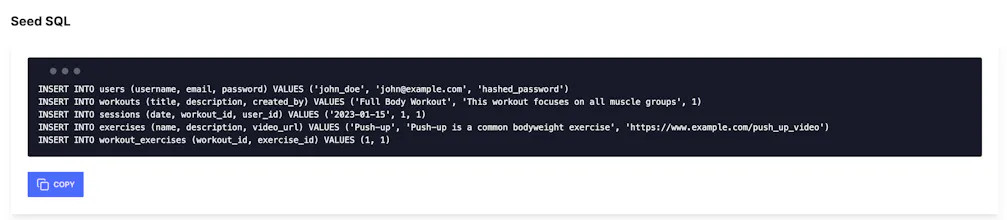 SQL Database Schema Generator gallery image