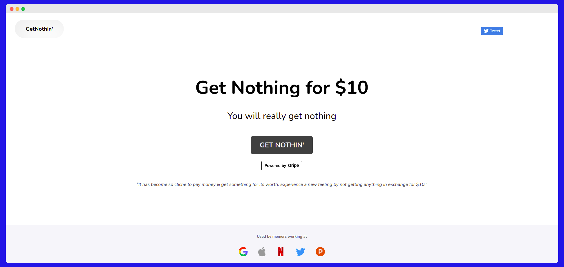 Get Nothin gallery image