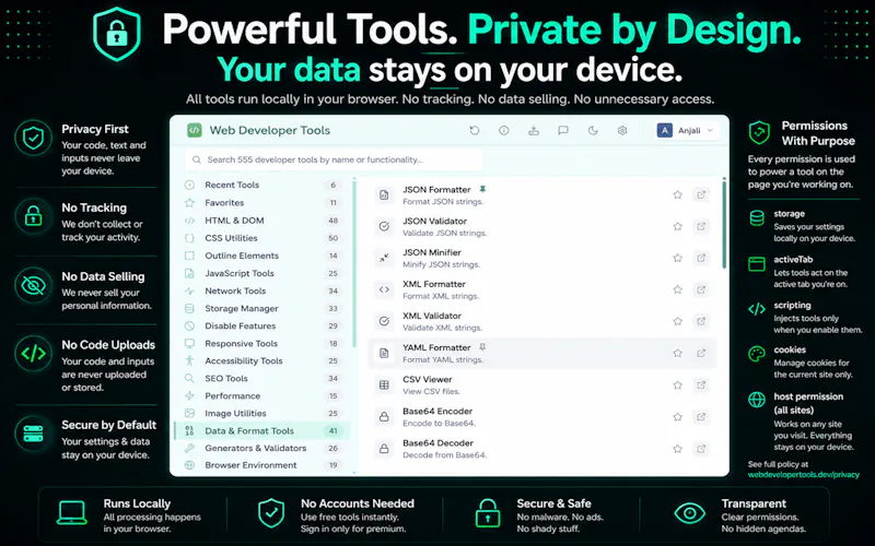 Web Developer Tools screenshot 4