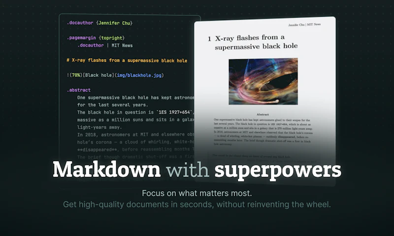 Quarkdown screenshot 1