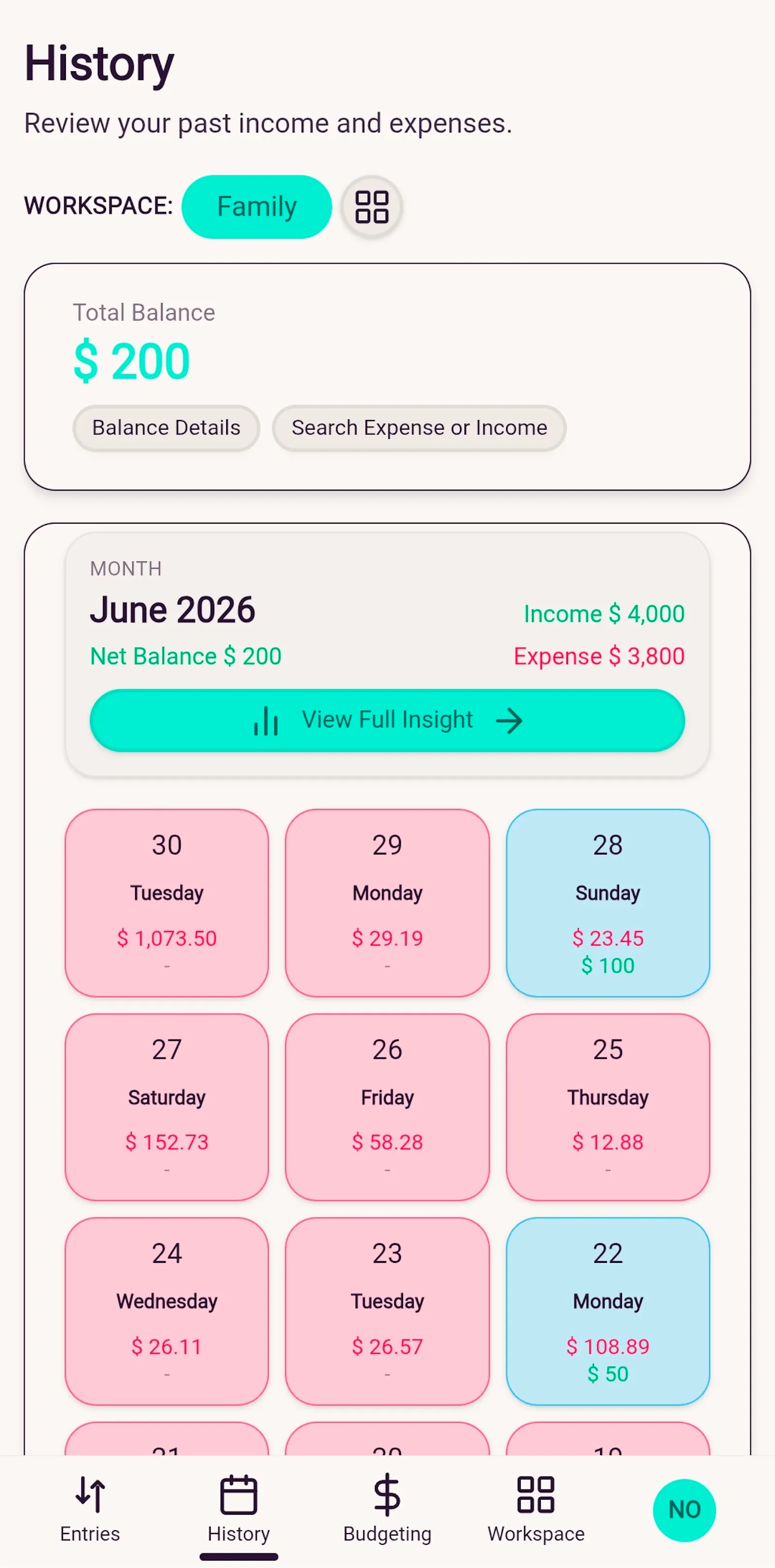 Zherani: Shared Money Manager screenshot 2