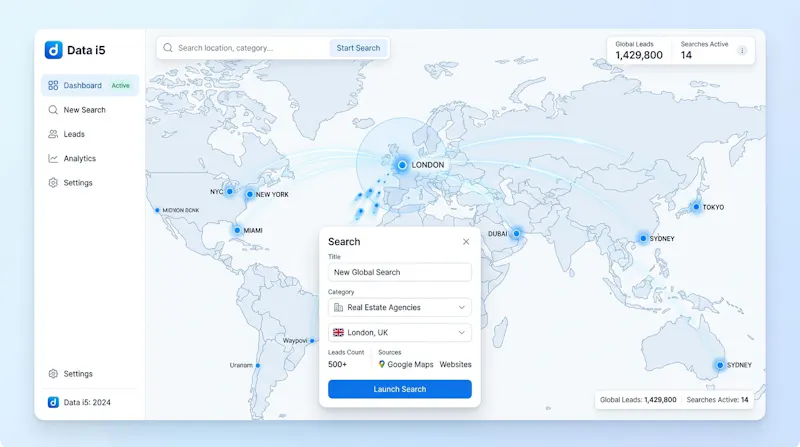 Data i5 — B2B lead autonoums screenshot 2