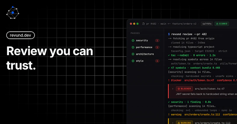 Revund.dev screenshot 1