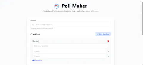 Poll Maker gallery image