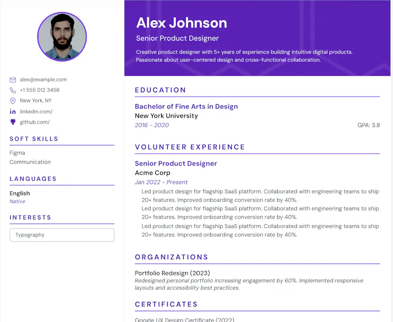 Free Online Resume Builder — iLuvRESUME screenshot 19