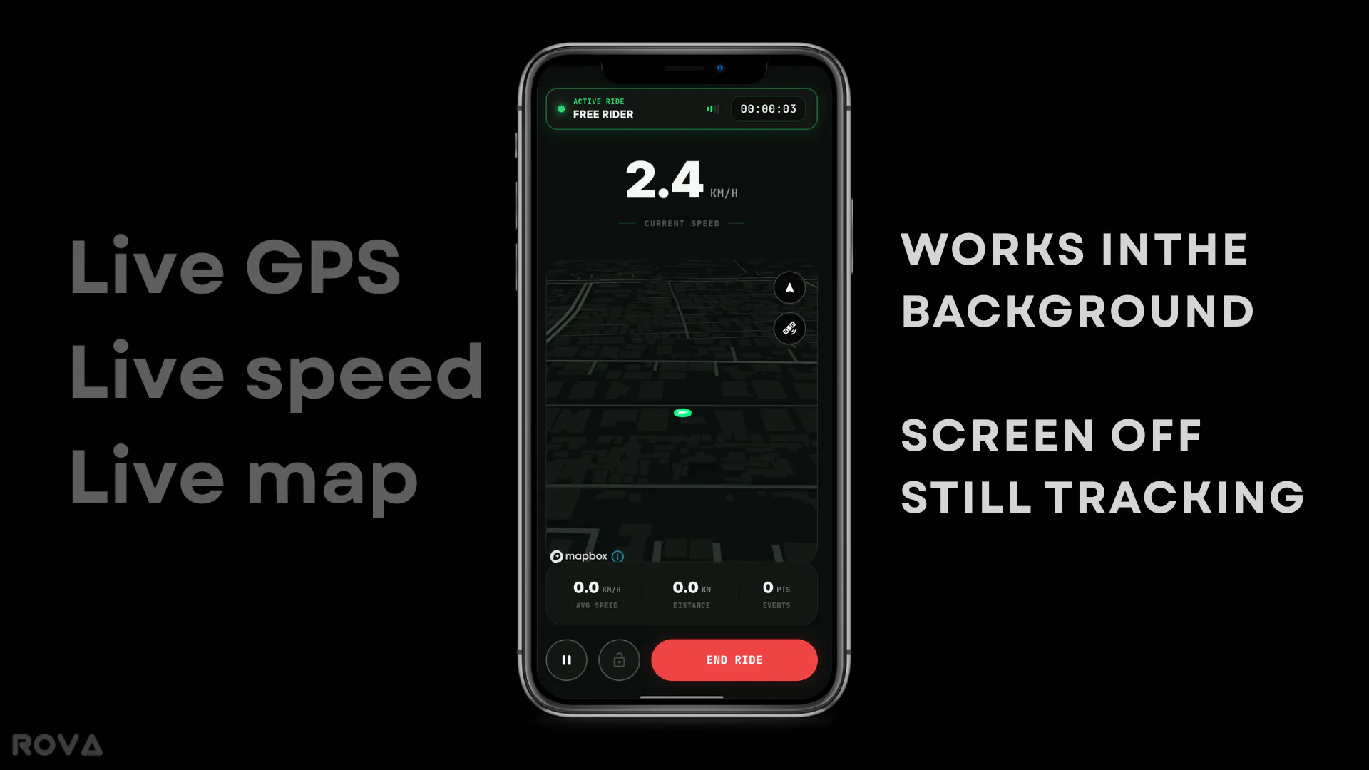 ROVA — Ride tracking App gallery image