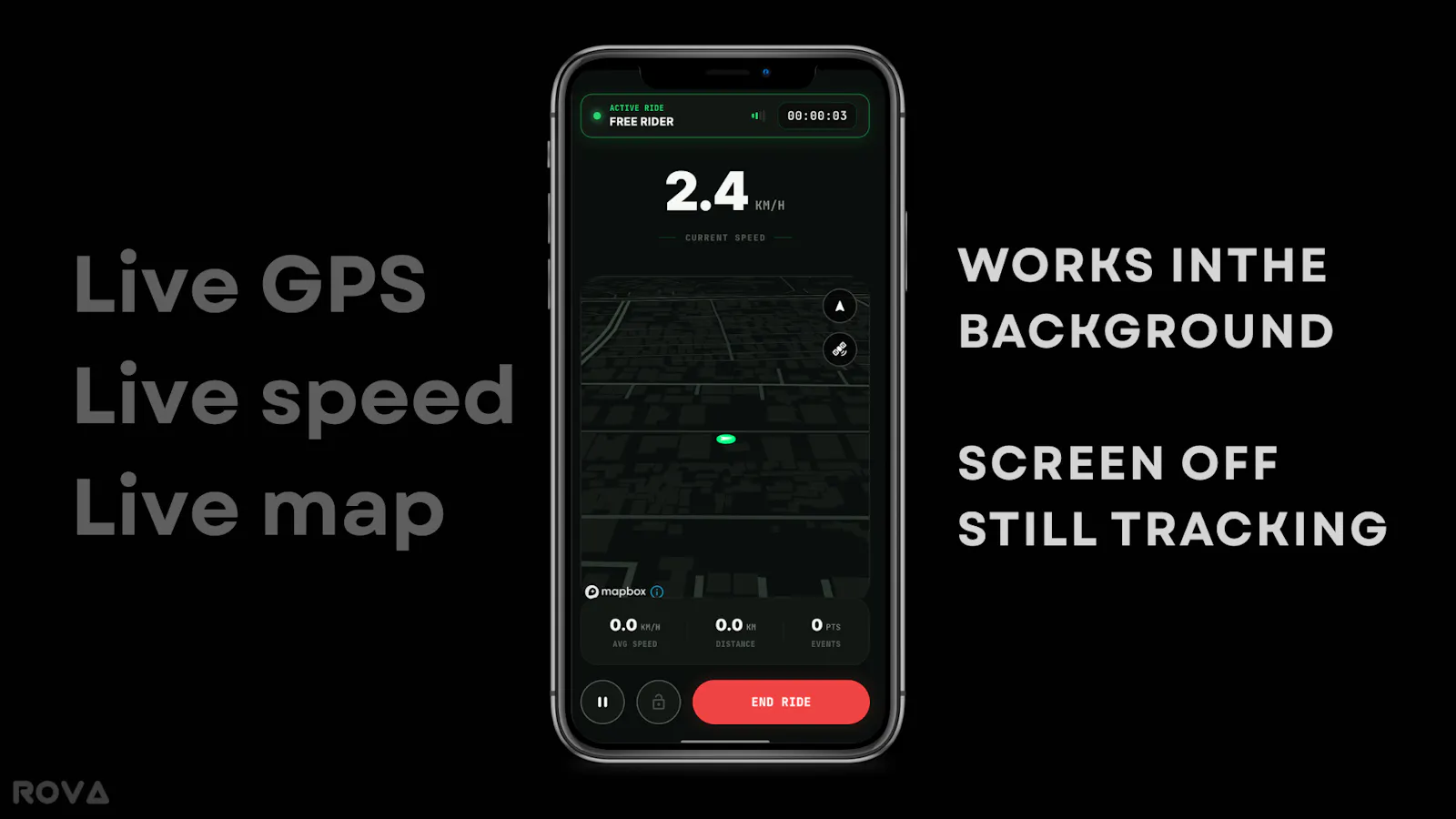 ROVA — Ride tracking App screenshot 3