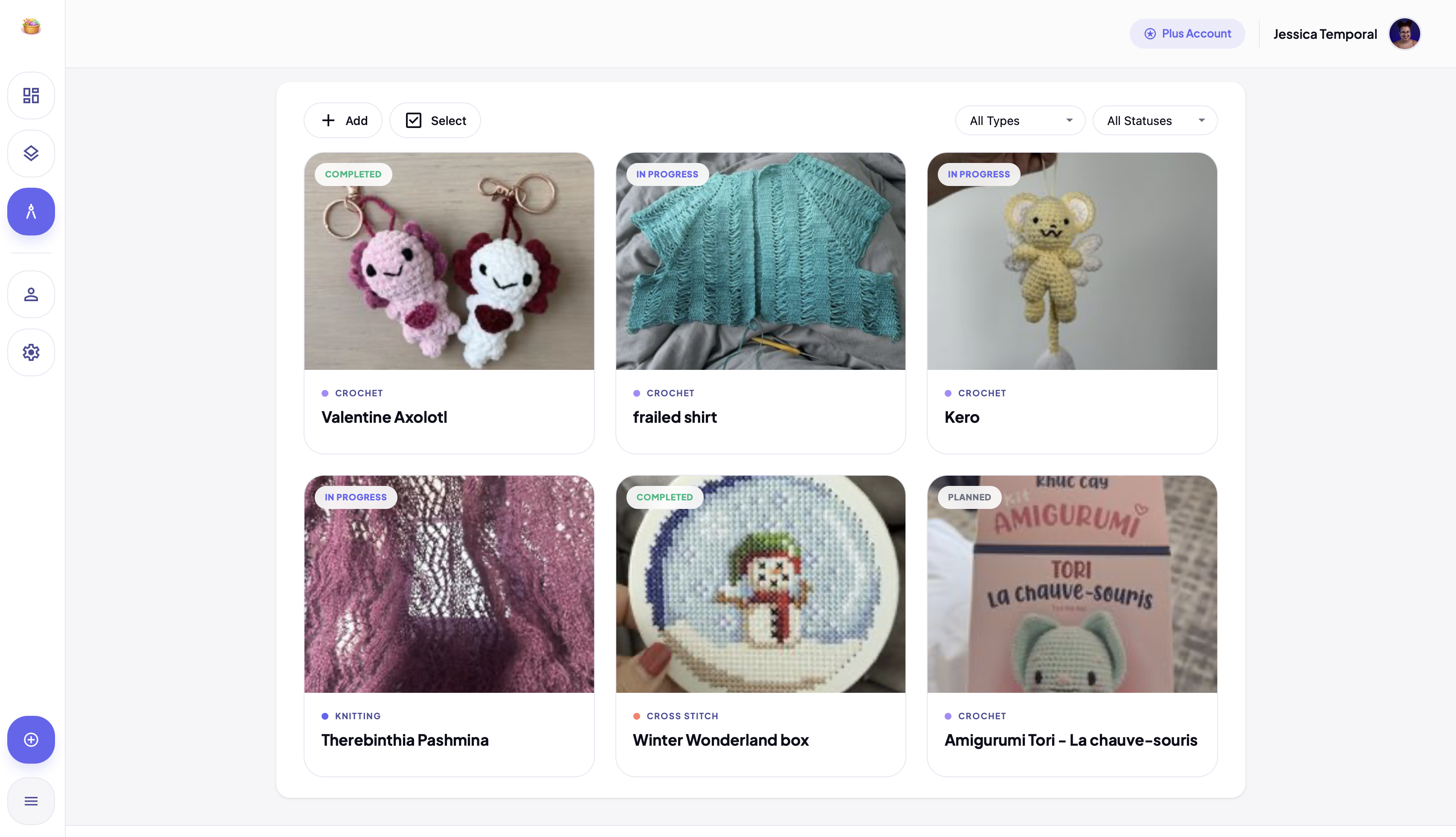 My Yarn Stash - Screenshot 3 showing product features and functionality