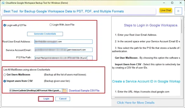 CloudXena Google Workspace Backup Tool gallery image