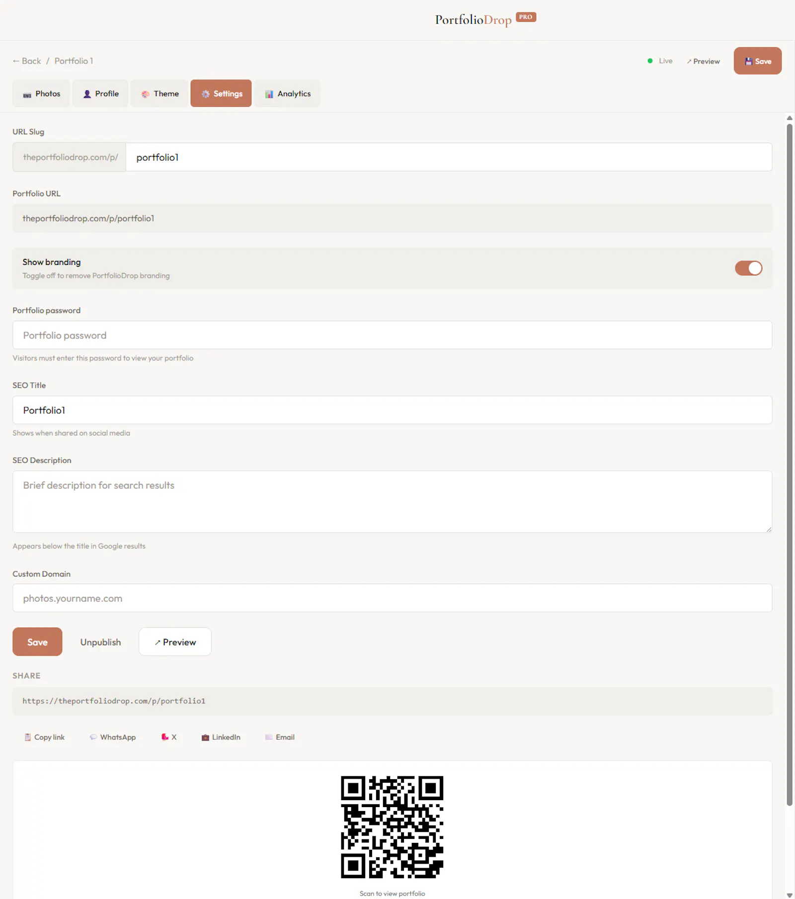 PortfolioDrop screenshot 4