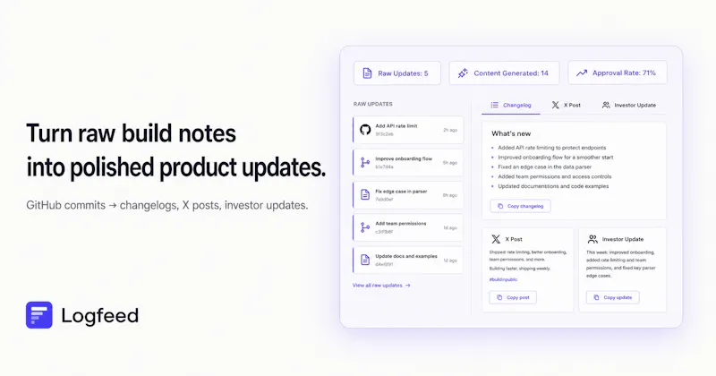 Logfeed screenshot 2