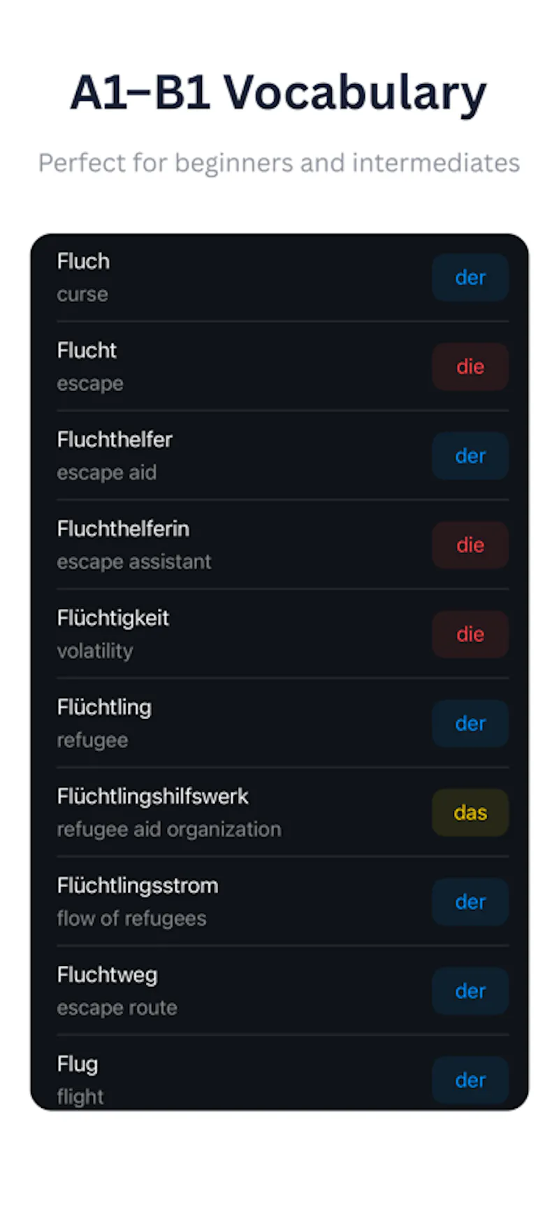 Der Die Das | German Articles  screenshot 12