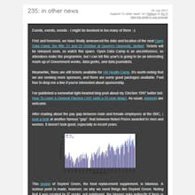 'in other news' newsletter gallery image