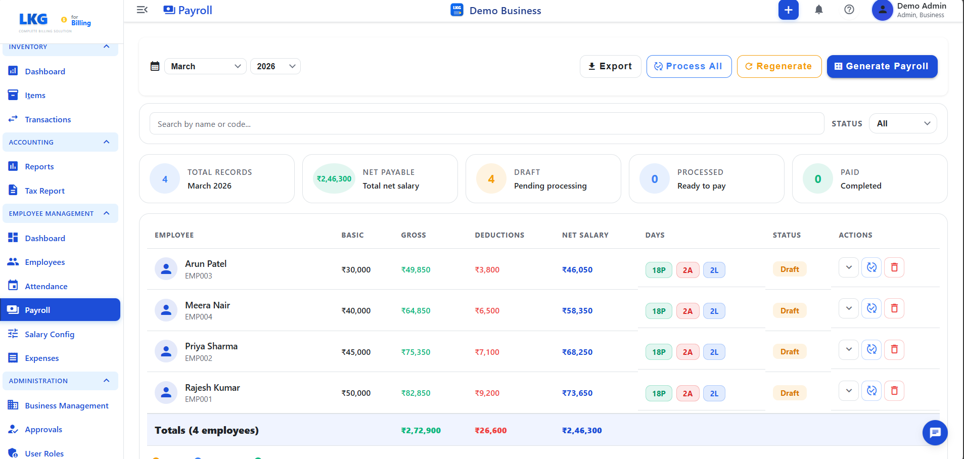 LKG for Billing gallery image