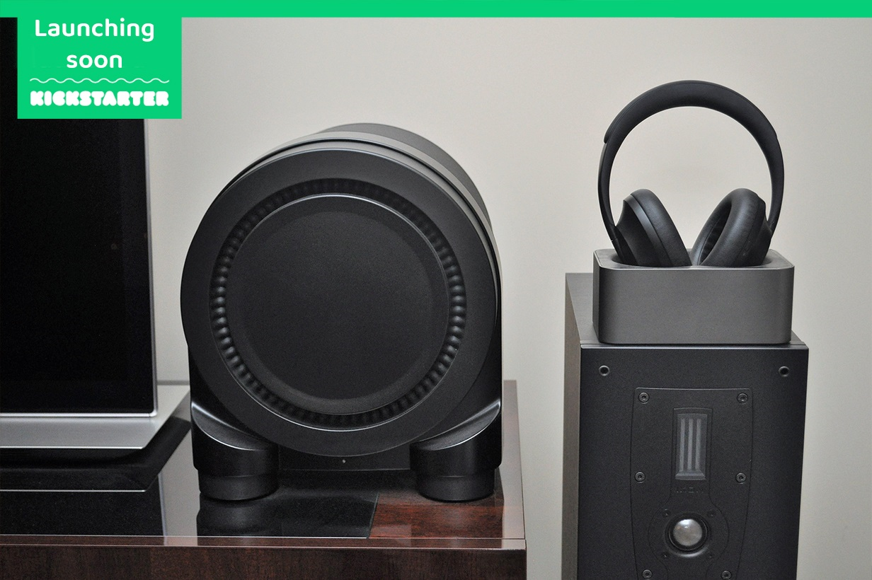 Headphone stand - carbon and aluminium gallery image