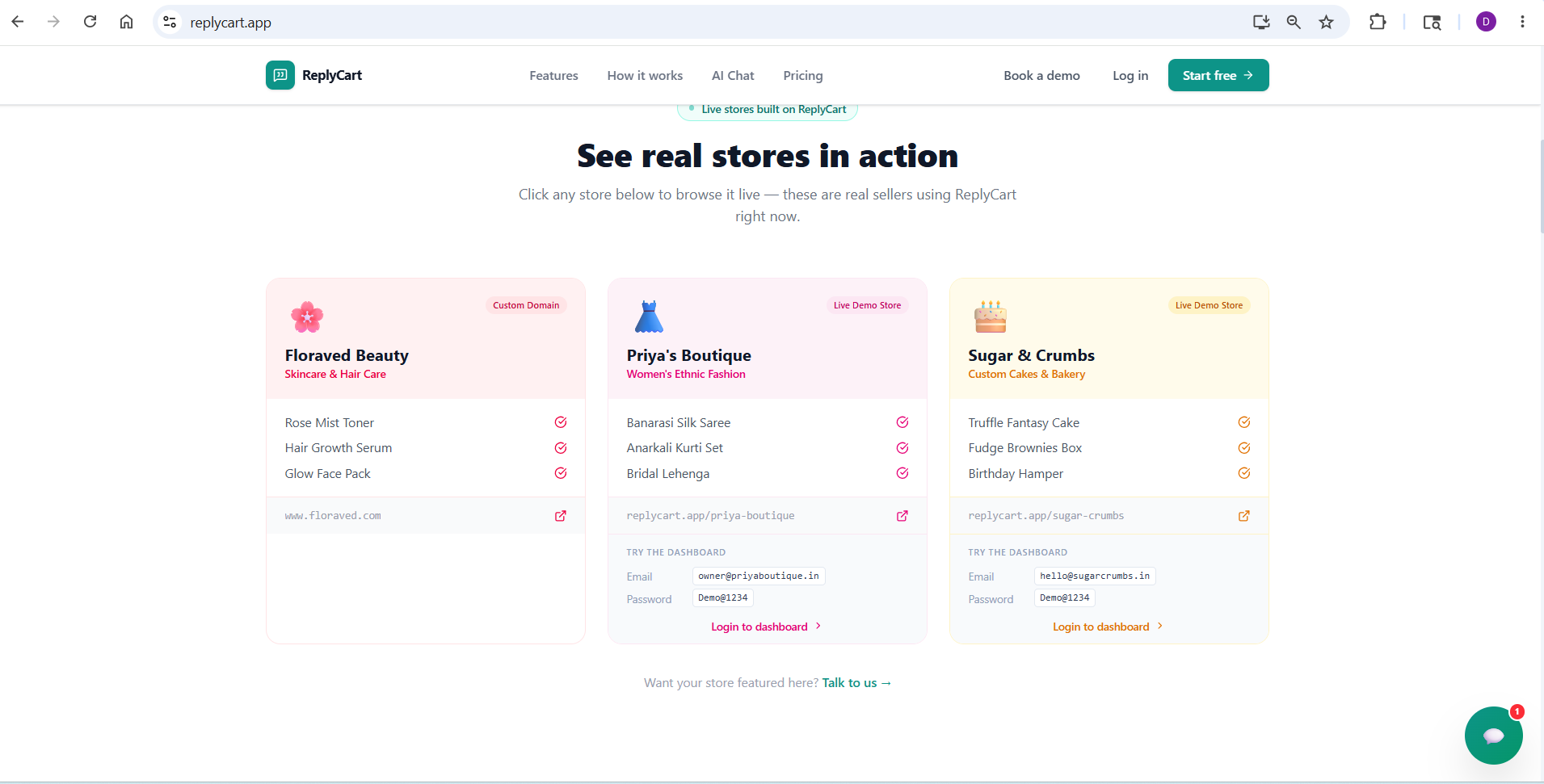 ReplyCart gallery image