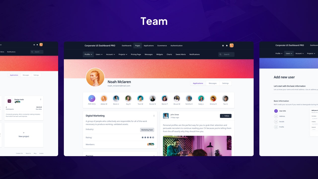 Corporate UI Dashboard Pro media 3