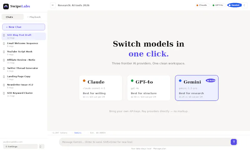 SwipeLabs.com screenshot 3