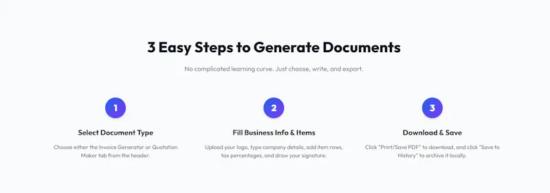 Free Invoice Generator  screenshot 4