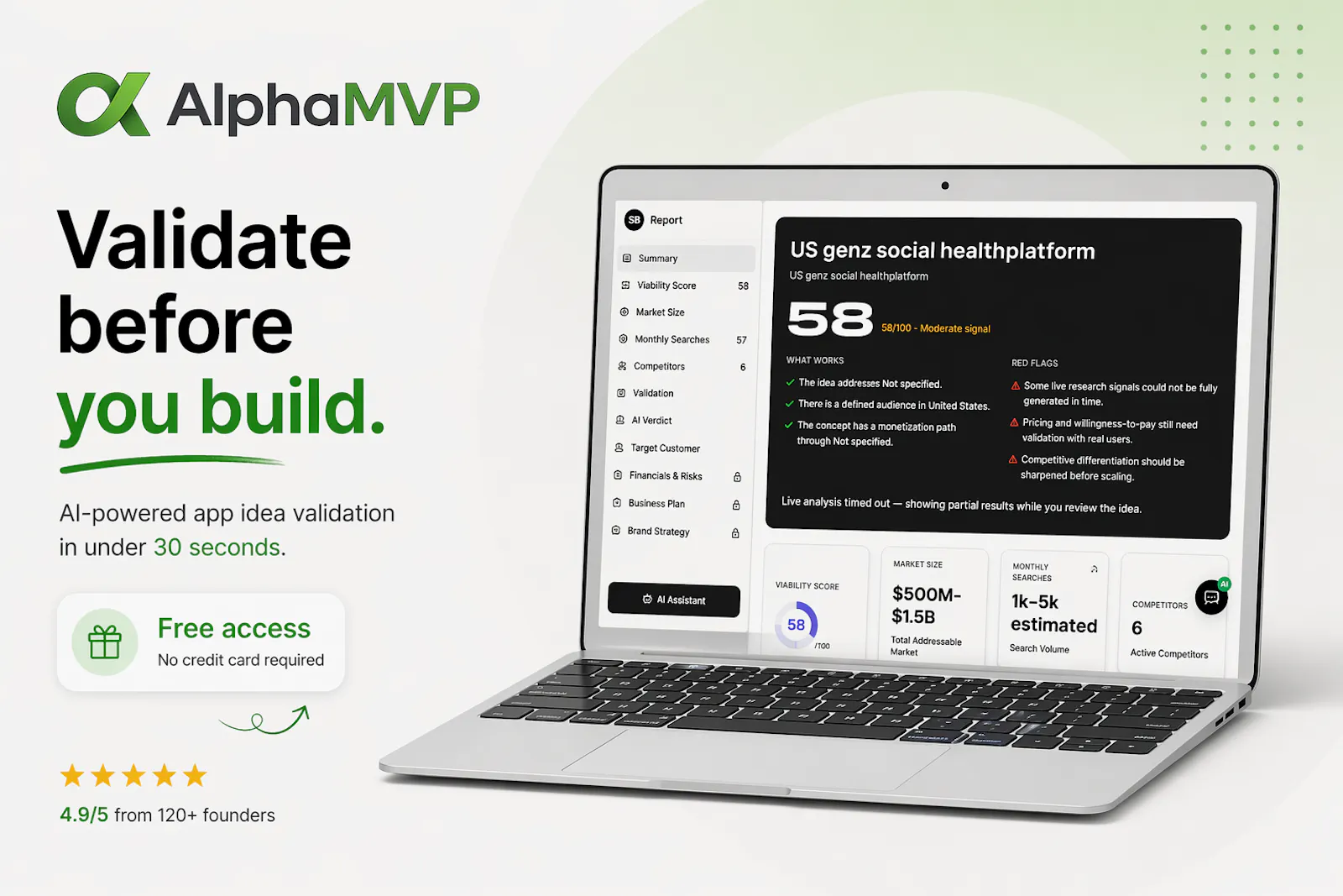 AlphaMVP screenshot 1