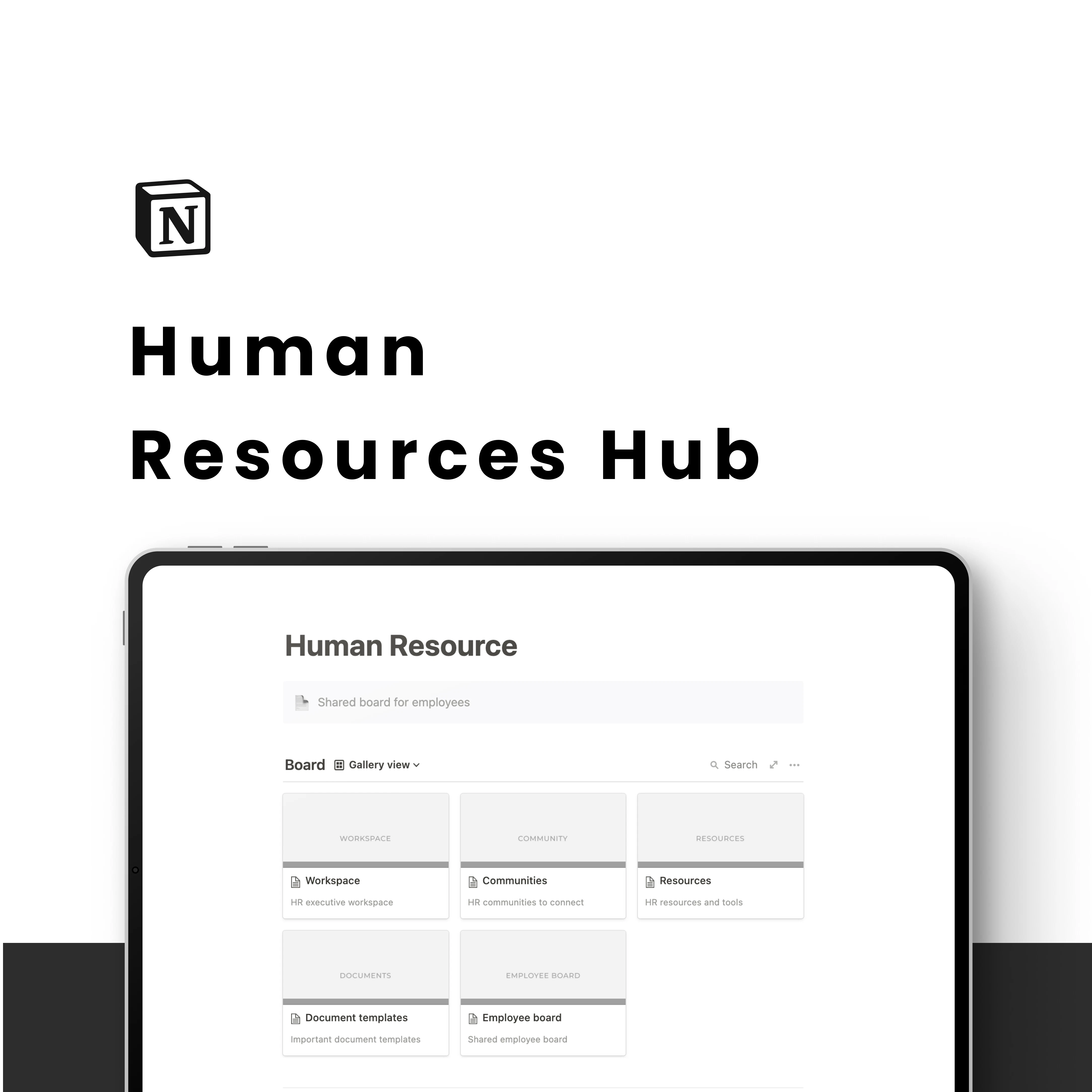 Human Resource - Notion template