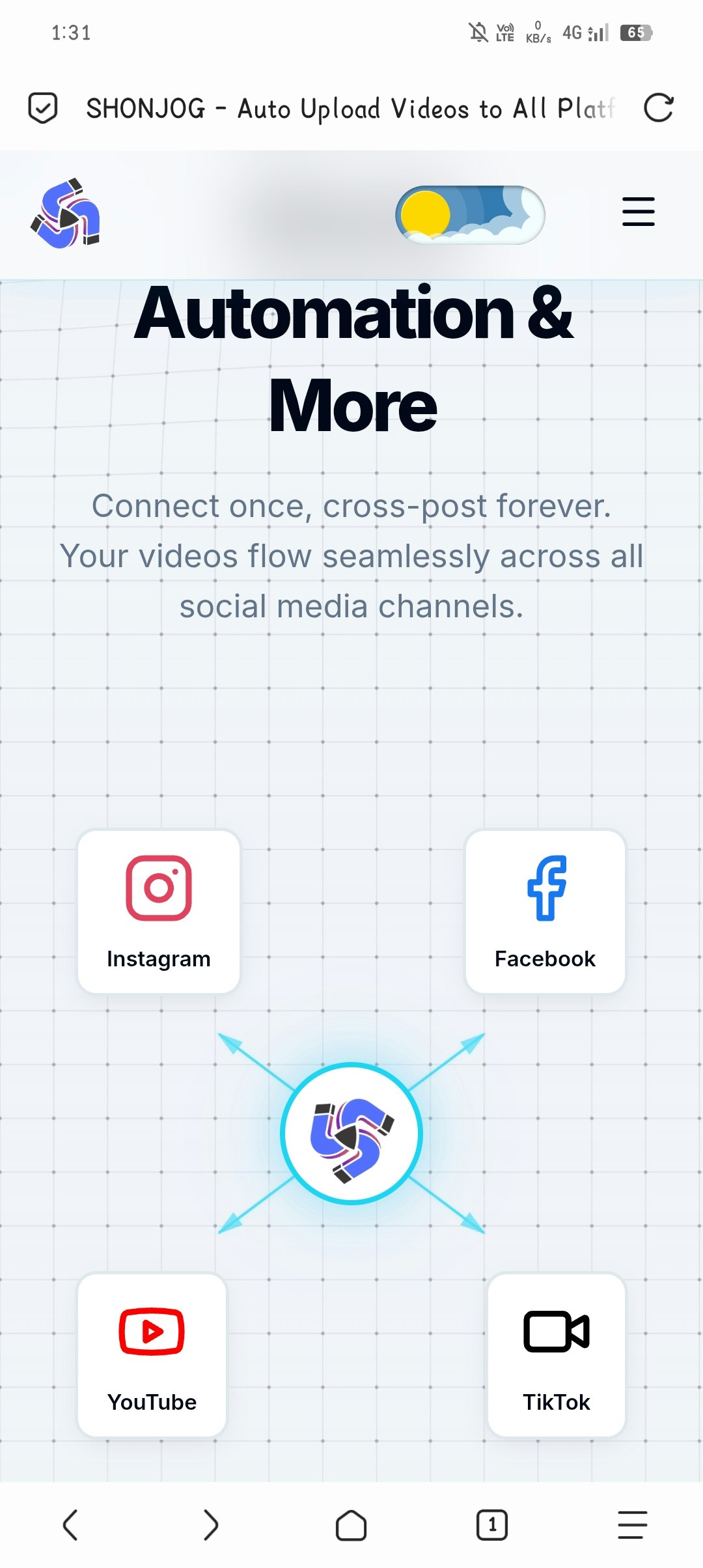 SHONJOG - Screenshot 2 showing product features and functionality