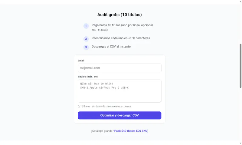 Feed Title Optimizer screenshot 3