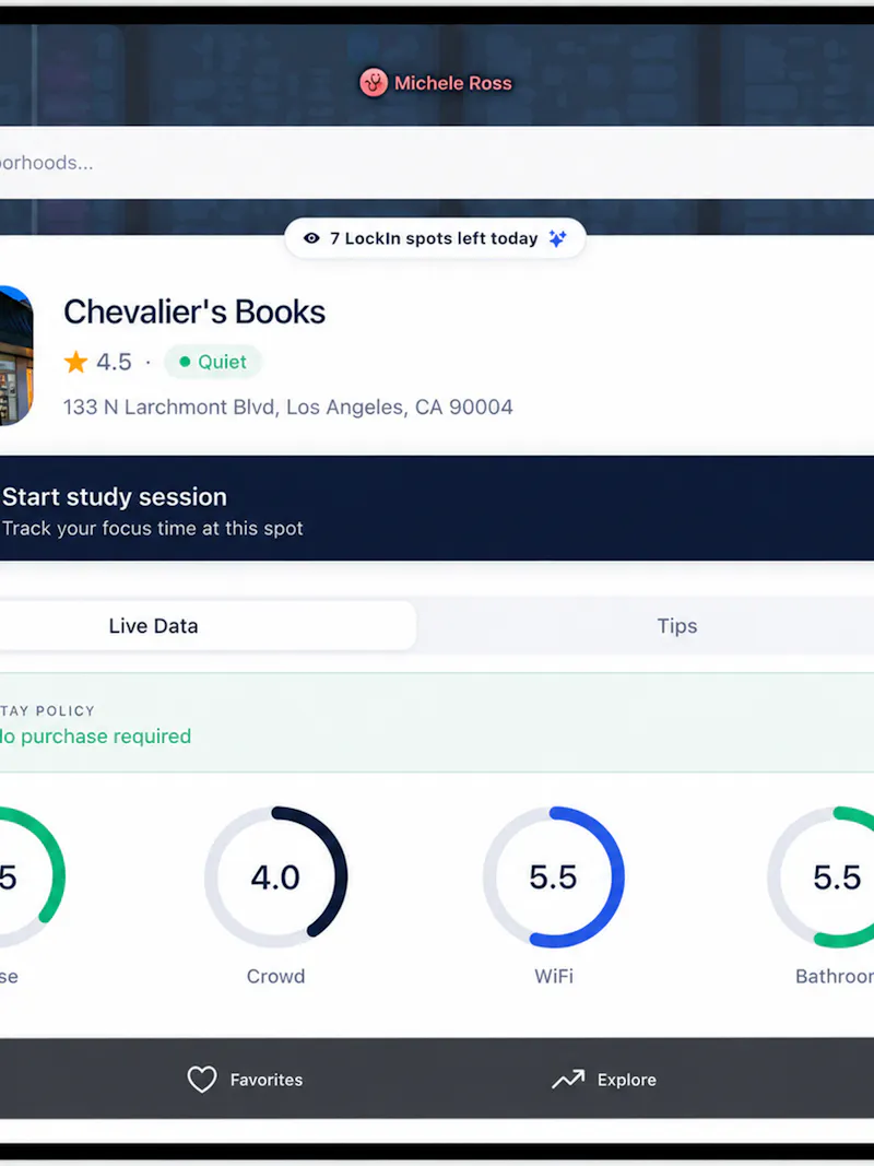 LockIn – Study Spots screenshot 5