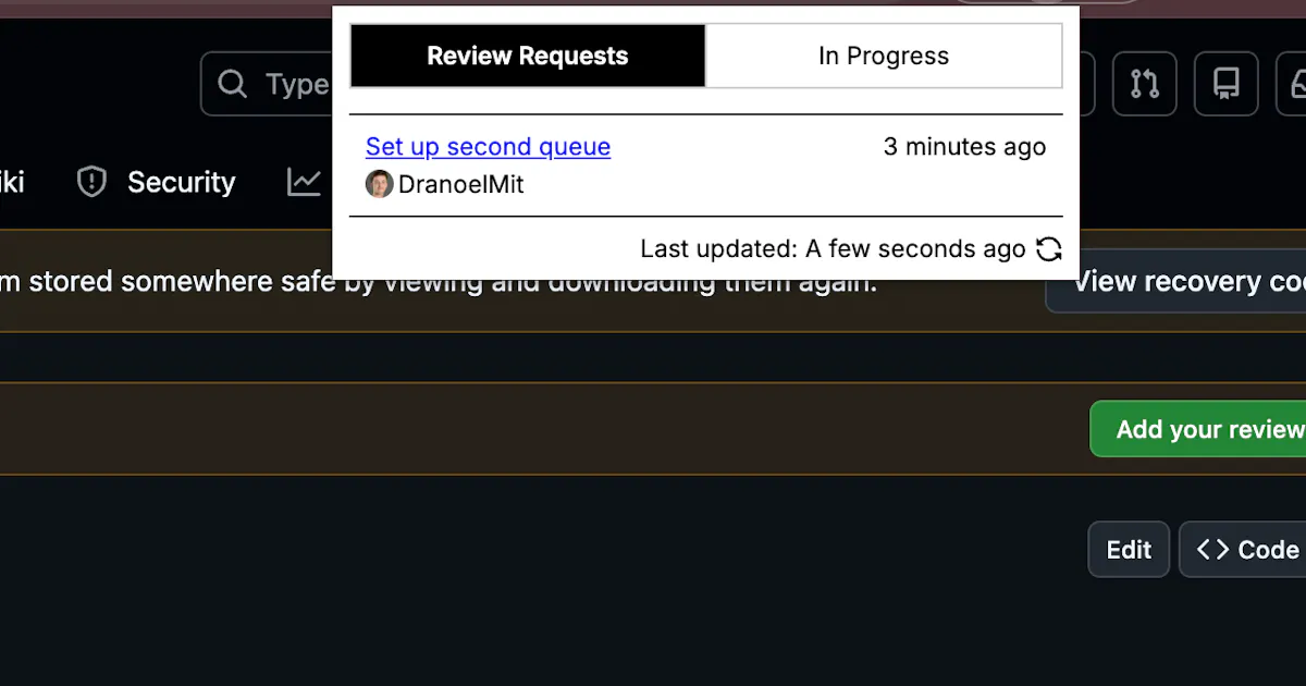 GitHub Pull Request Notifier