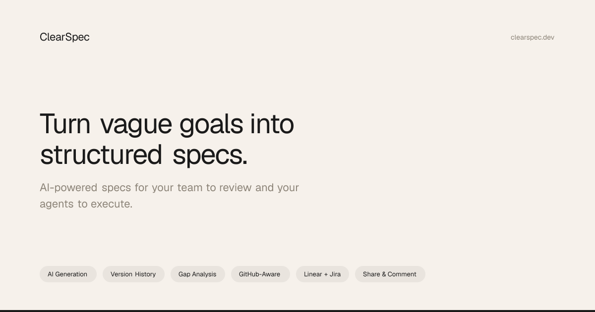 ClearSpec gallery image