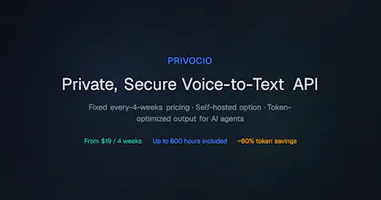 Privocio - STT for AI Agents gallery image