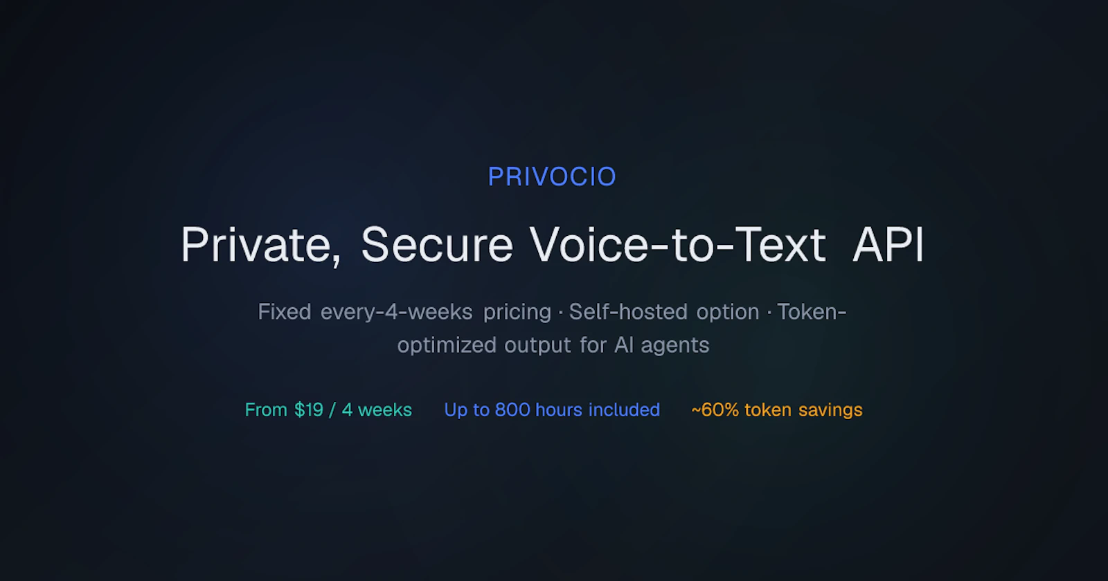 Privocio - STT for AI Agents  screenshot 2