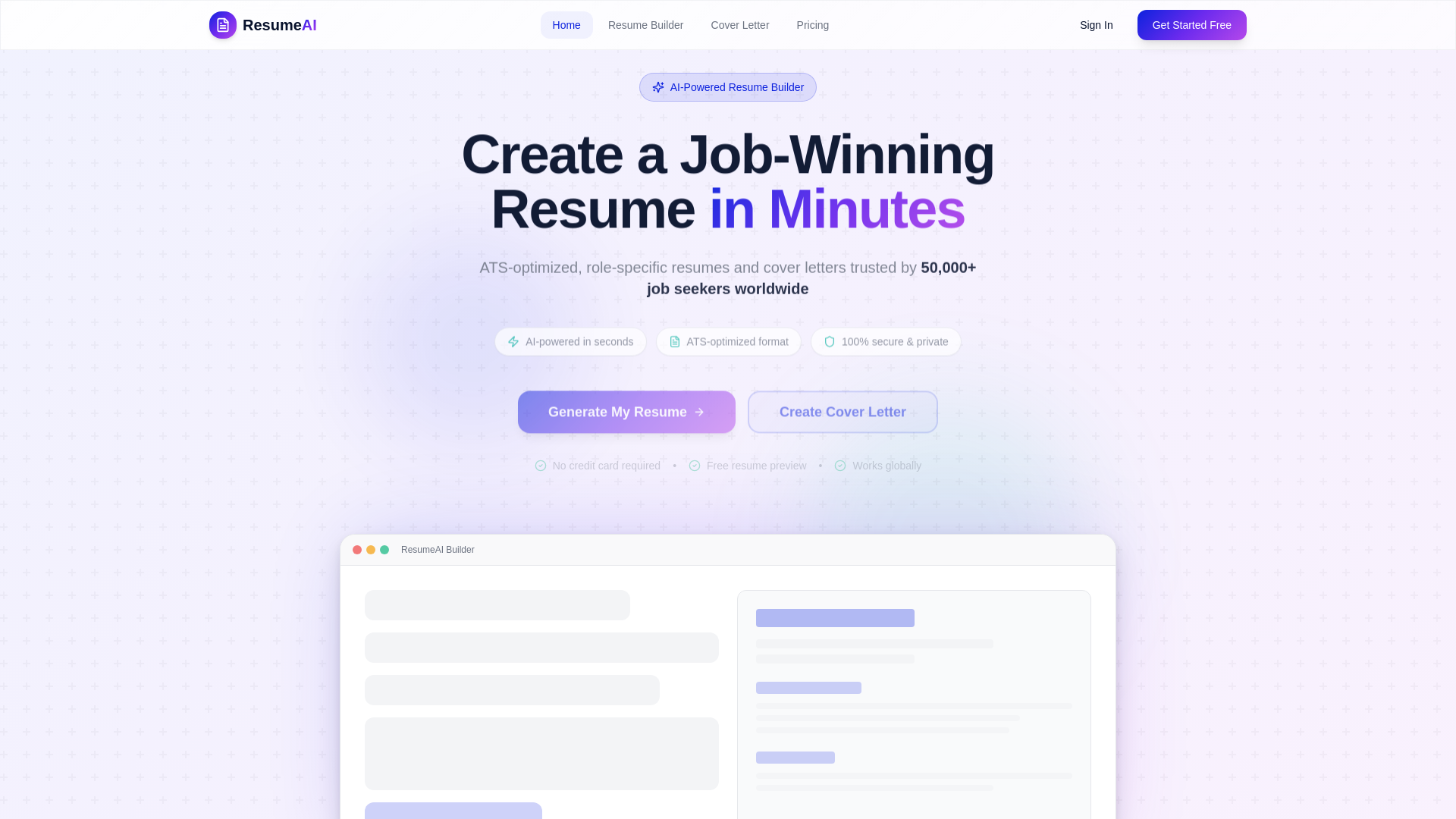 Resume AI gallery image