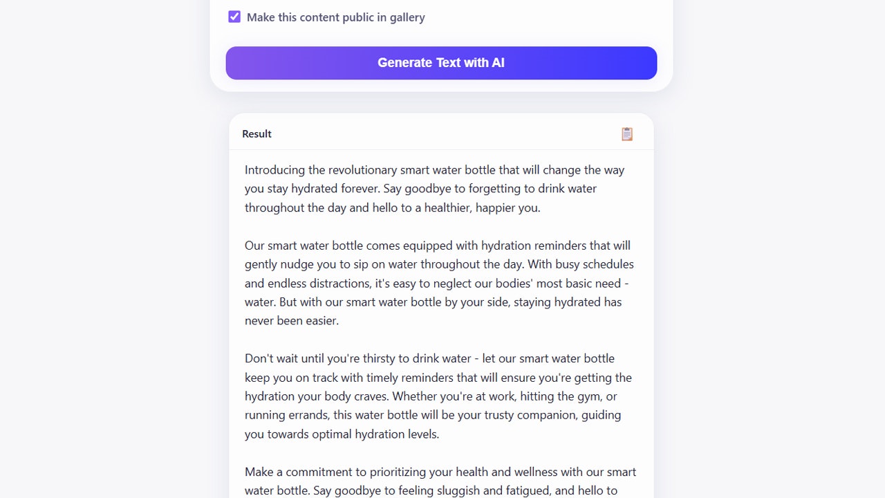 WriteForge AI gallery image
