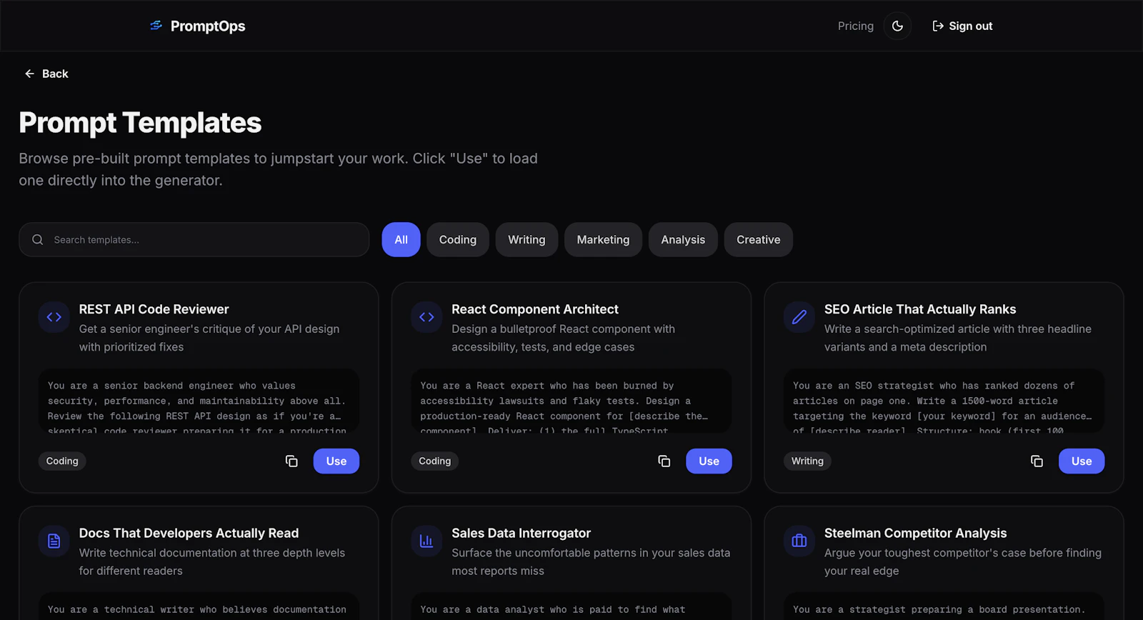 PromptOps screenshot 3