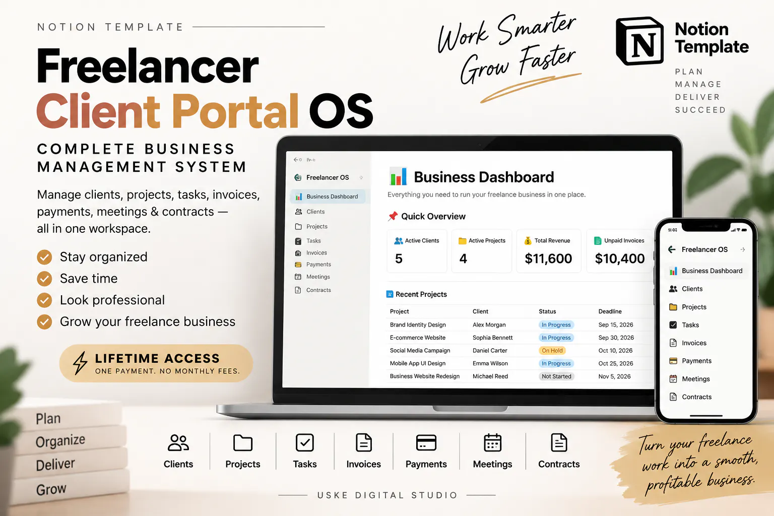 Freelancer Client Portal OS gallery image