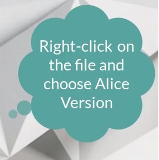 Alice Versions gallery image