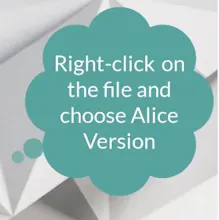 Alice Versions gallery image